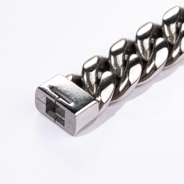 Men's Link Bracelets, Stainless Steel, Adjustable - Image 7