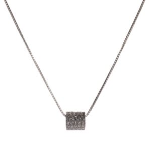 Ladies Sterling Silver Necklace Small Waist Pendant Necklace Delicate Jewelry Birthday Valentine's Day Gift for Daughter Wife Mom
