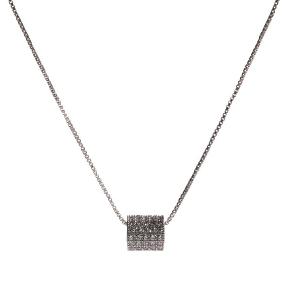 Ladies Sterling Silver Necklace Small Waist Pendant Necklace Delicate Jewelry Birthday Valentine's Day Gift for Daughter Wife Mom