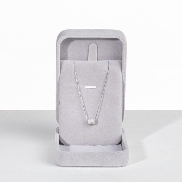 Ladies Sterling Silver Necklace Small Waist Pendant Necklace Delicate Jewelry Birthday Valentine's Day Gift for Daughter Wife Mom - 图片 7